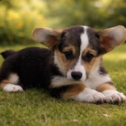 AKC pup - Black and tan male Pembroke Welsh Corgi puppy in Summerfield, Florida from Promise Land Farm