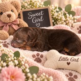 Fudge - Chocolate female Cavapoo puppy in Myrtle Beach, South Carolina from Colorful-K9'S