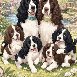 English Springer Spaniel puppies from Three Doves
