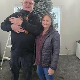 Orange - Black and mahogany male Rottweiler puppy in Lebanon, Oregon from SOUTH SANTIAM ROTTWEILERS