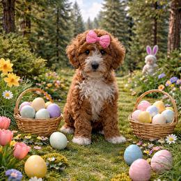 Briar - Red  female Goldendoodle puppy in Roseburg, Oregon from Dbos Furry Friends
