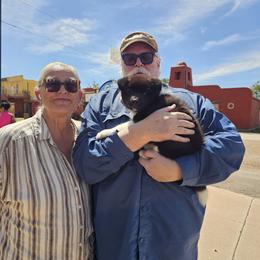 AKC Kuma - Black male Akita puppy in Tombstone, Arizona from WeVolution Off-Grid