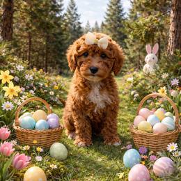 Belle - Red  female Goldendoodle puppy in Roseburg, Oregon from Dbos Furry Friends