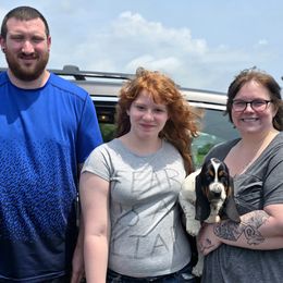 Franklin - Black brown and white male Basset Hound puppy in Amelia, Ohio from Lady Mae Bassets