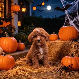 Dash - Red  male Goldendoodle puppy in Roseburg, Oregon from Dbos Furry Friends