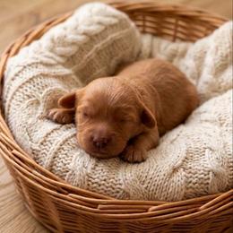 Buzz - Red male Cavapoo puppy in Salt Lake City, Utah from SunnySide Mini Doodles