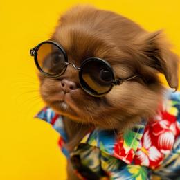 Shiloh - Liver male Shih Tzu puppy in Picayune, Mississippi from Guillot Shih Tzu