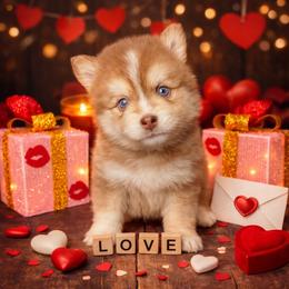 Derek - Wolf sable male Pomsky puppy in Amarillo, Texas from Pom Pom Pomskies