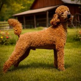 Poodles from Darla's Legacy Red Standard Poodles