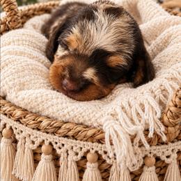 Ryder- CKC Registration - Dapple male Dachshund puppy in Stoneville, North Carolina from Yadkin Valley Dachshunds