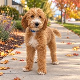 Jack - Red male Bernedoodle puppy in Springville, Utah from Oodles of Bernedoodles