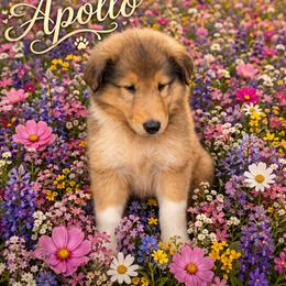 Emerald - Sable and white male Collie puppy in Carencro, Louisiana from Cajun Bayou's Collies LLC