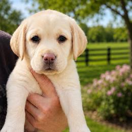 Honor - Champagne female Dilute Retriever puppy in Baldwin City, Kansas from Hedge Lane Labradors