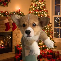 Cider - Red male Pembroke Welsh Corgi puppy in New Port Richey, Florida from Spots and Sploots