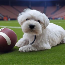Blueberry - White male Miniature Schnauzer puppy in Houston, Texas from Haughton Farm