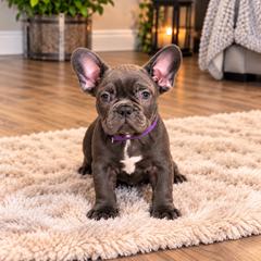 Purple collar female - Blue fawn female French Bulldog puppy in Easton, Pennsylvania from Luna’s puppies