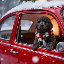 Gray male 2 - Gray male Newfoundland puppy in Burfordville, Missouri from Umfleet Farms