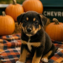 Harper - Black tri-color female Australian Shepherd puppy in Pasadena, Maryland from Maple shore Aussies