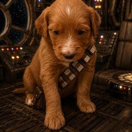 CHEWIE - Red  male Goldendoodle puppy in Minneapolis, Minnesota from The Golden Roo