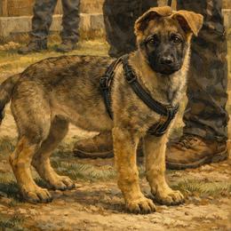 Brown Girl - Sable female German Shepherd puppy in Grantsville, Utah from Vom Haus Denfors K9 - Working German Shepherds