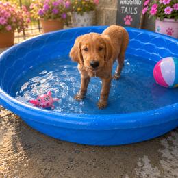 Harley - Dark golden female Golden Retriever puppy in Angier, North Carolina from Howard's Retrievers