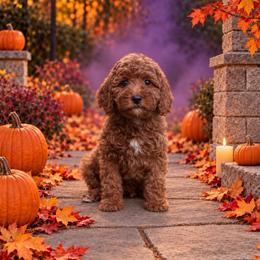 Eden - Red  female Goldendoodle puppy in Roseburg, Oregon from Dbos Furry Friends