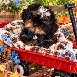 Maximus - Tricolor male Shih Tzu puppy in Victorville, California from Californiadreamyshihtzus