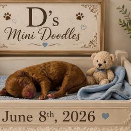 Boy 5 - Red  male Goldendoodle puppy in Pawtucket, Rhode Island from Ds_minidoodles