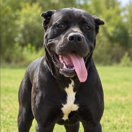 Purple Collar Girl - Vera X Lawman - AKC and ICCF - Black female Cane Corso puppy in Gorman, Texas from McOmber Country Kennels