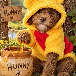 Wish - Red  male Goldendoodle puppy in Decatur, Texas from Scherrer Sweet Goldendoodles