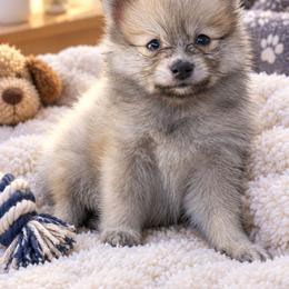Candy - Beaver sable female Pomeranian puppy in Newport News, Virginia from Itty Bitty Poms