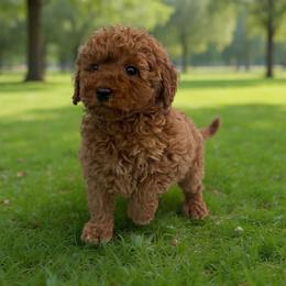 Liam - Red  male Goldendoodle puppy in Mint Hill, North Carolina from DoodleForever