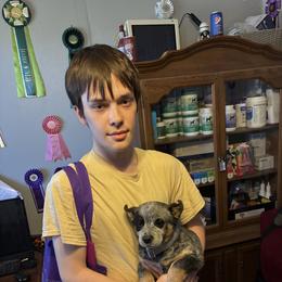 L66-03 - Blue male Australian Cattle Dog puppy in Sheridan, Oregon from 6pk Cattledogs