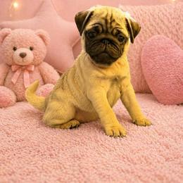 Princess Leia - Fawn female Pug puppy in Winter Haven, Florida from Lisa's Pugalicious Pugs