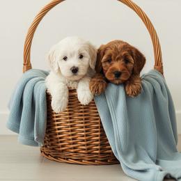 Boy 1 - Caramel red male Australian Labradoodle puppy in Covington, Louisiana from Bayou Doodles