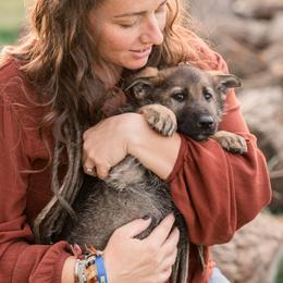 Rachel (Pink Collar) - Sable female German Shepherd puppy in Mason, Michigan from Sweet Breeze Acres