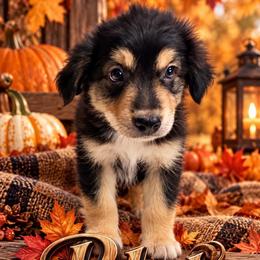 Bolt - Black tri male Miniature Australian Shepherd puppy in Lubbock, Texas from Baby Storm Kennels