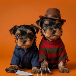Freddy - Black and gold male Yorkshire Terrier puppy in Nitro, West Virginia from Kathryn's Yorkies