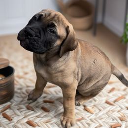 Red - Red female Bullmastiff puppy in Cedar Creek, Texas from Burns Family Ranch " BFR Bullies"