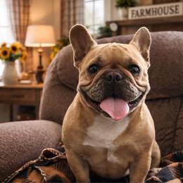 Ellie - Fawn and white female French Bulldog puppy in Kerens, West Virginia from Leather & Lace