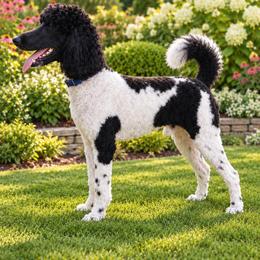 Moe - Parti male Poodle puppy in Washington, Pennsylvania from Patriotic Poodles
