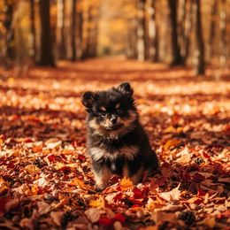 Black Tan Tri Male - Tri-colored male Pomeranian puppy in Harrah, Oklahoma from Sunshines Pomeranians & Cavapoos