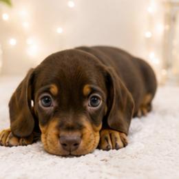 Ace - Chocolate and tan male Dachshund puppy in Desloge, Missouri from Snows Doxies