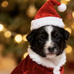 Rich - Black tri-color male Australian Shepherd puppy in Sedalia, Missouri from Affinity Aussies