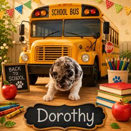 Dorothy - Merle female Bernedoodle puppy in Julian, Pennsylvania from Happy Valley Doodles