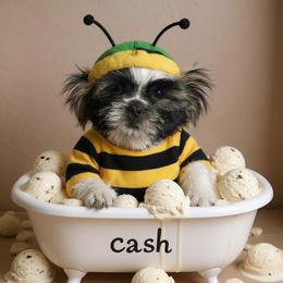 Cashew - Brown and white male Shichon puppy in Brainerd, Minnesota from Angie’s Teddy Bear Puppies Minnesota