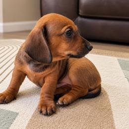 Chip - Red male Dachshund puppy in Tucson, Arizona from Luna May's daschunds