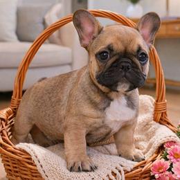 Bambi - Tricolors female French Bulldog puppy in Maplewood, New Jersey from Poos&Bulls Keepsake