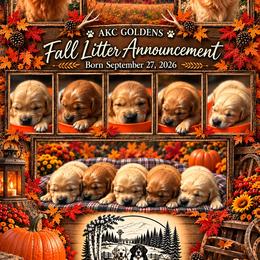 Fern male - Golden male Golden Retriever puppy in Montrose, Michigan from Birch and Arrow Farm
