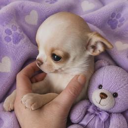 Daisy - Cream and white female Chihuahua puppy in Kyle, Texas from joy of chihuahuas tx